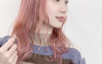 ダブルカラーでピンクヘアにできるのは東京中野区の美容院Re:ta Hair【リタヘア】
