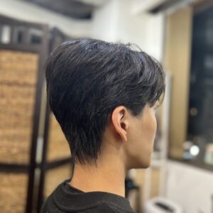 メンズカットと美眉WAX