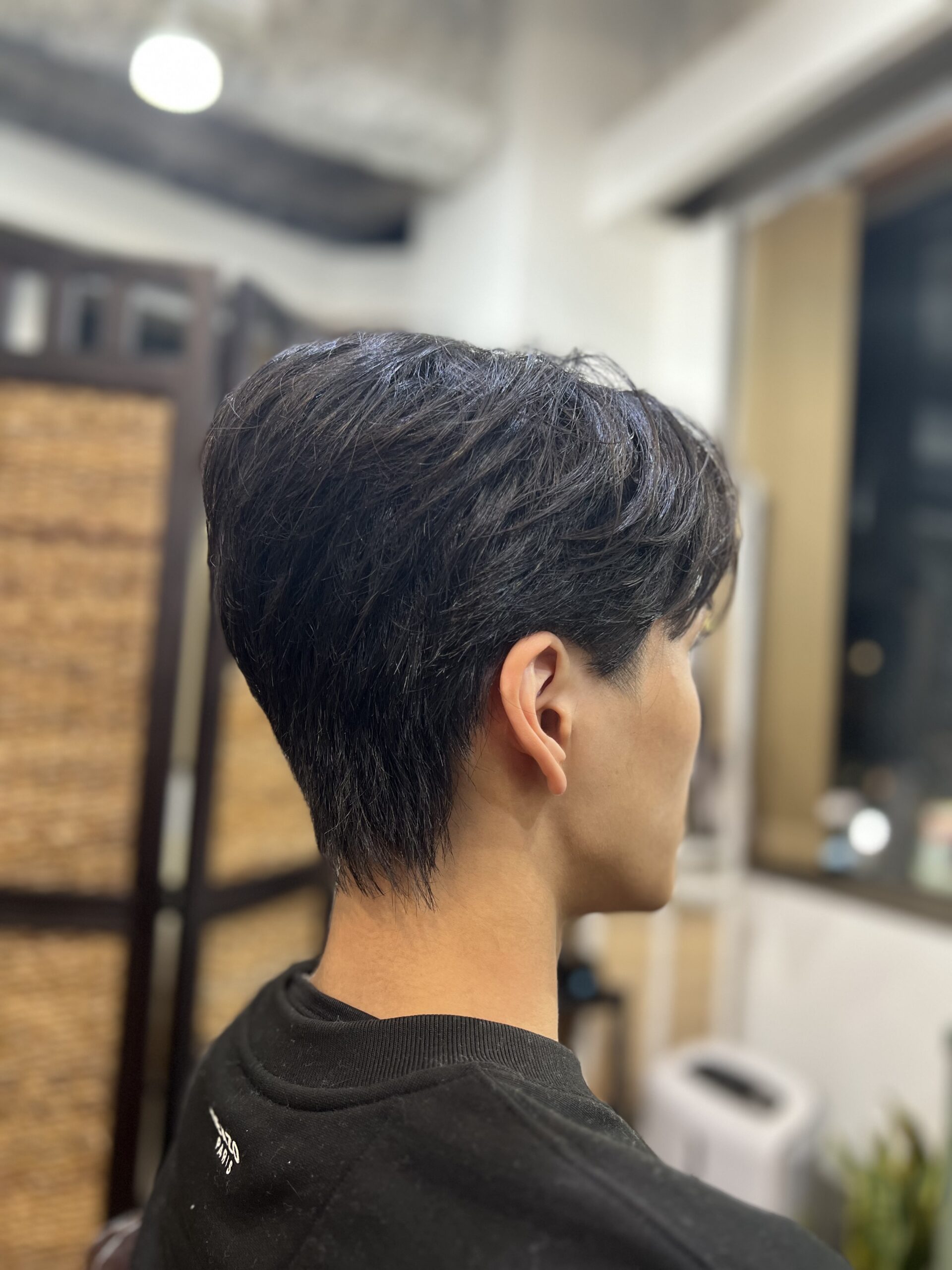 メンズカットと美眉WAX