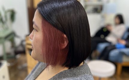インナーカラーでボブスタイルを楽しむなら東京中野区の美容院Re:ta Hair【リタヘア】